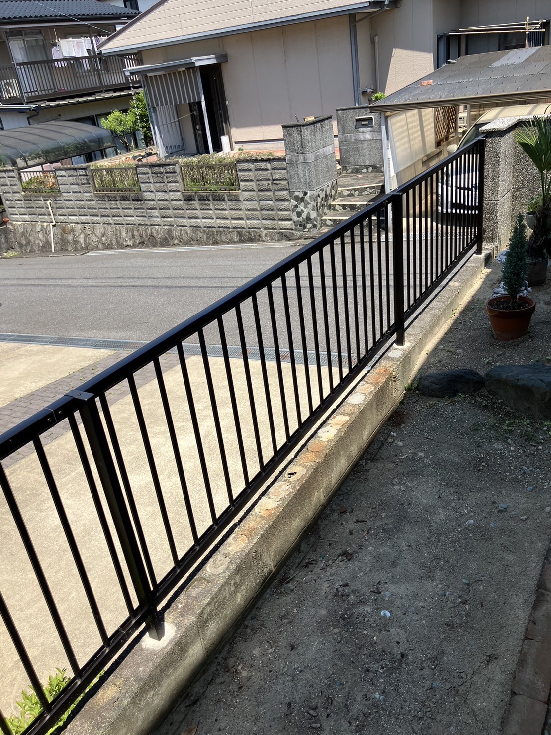 知多市　K様邸　フェンス取付工事 アイキャッチ画像