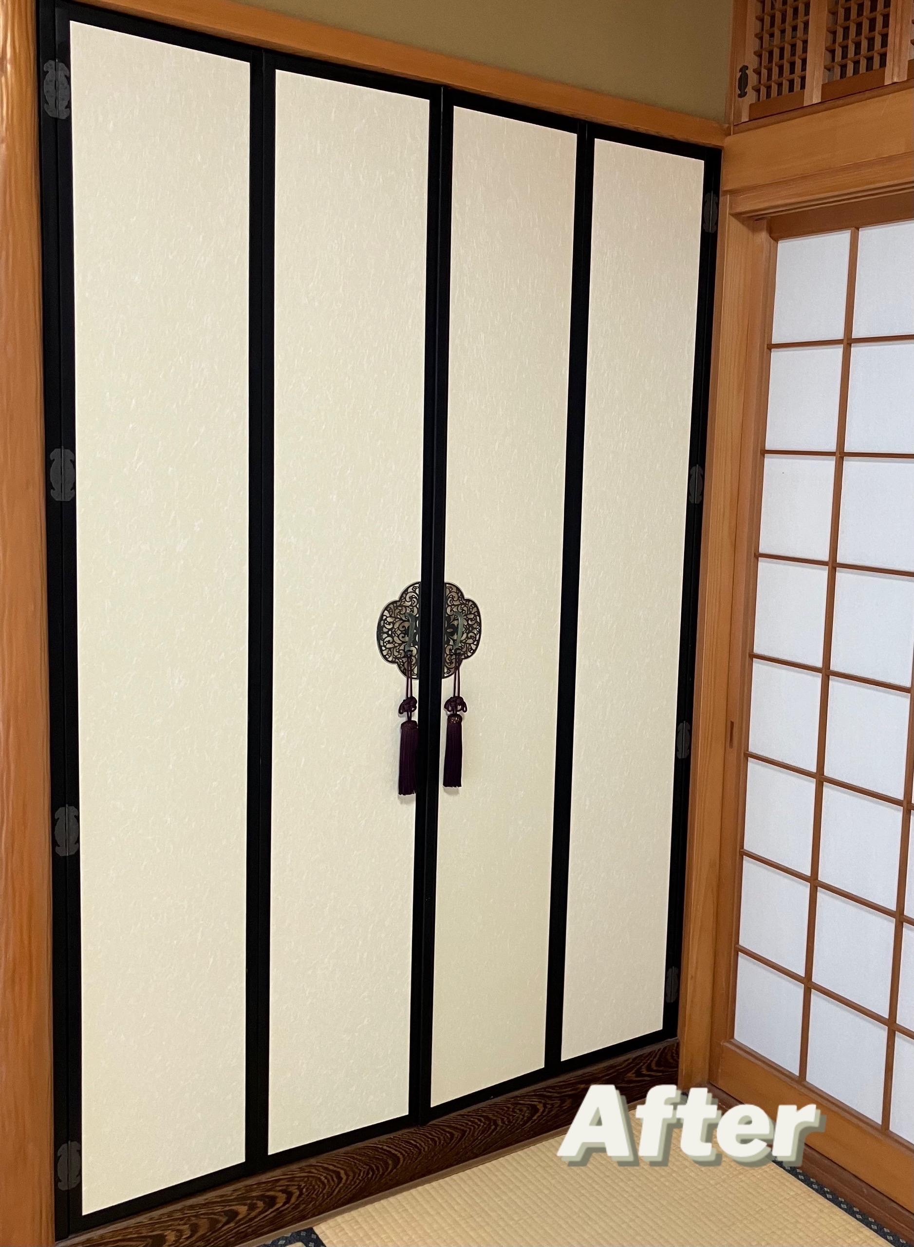 常滑市 K様邸 仏間開き襖張り替え🍵 アイキャッチ画像