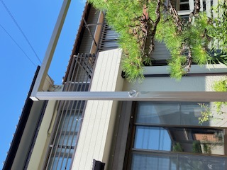半田市　O様邸　タープ取付用鳥居取付工事 画像