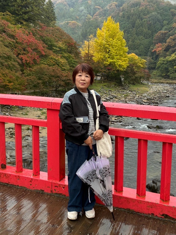 雨のなかの香嵐渓🍁 画像
