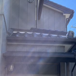 下屋根漆喰塗り直し工事 アイキャッチ画像