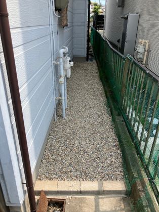 阿久比町　Y様邸　犬走り砂利敷 アイキャッチ画像