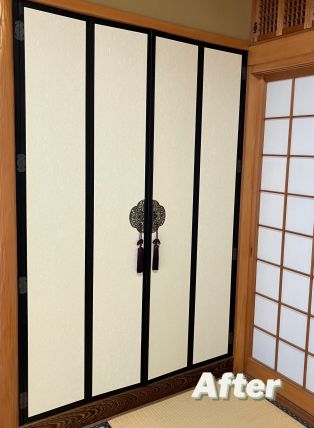 常滑市 K様邸 仏間開き襖張り替え🍵 アイキャッチ画像