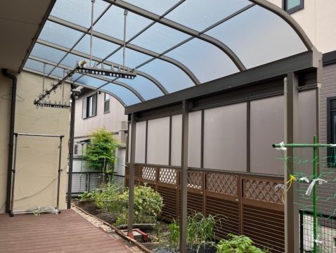 テラス屋根取付工事 アイキャッチ画像